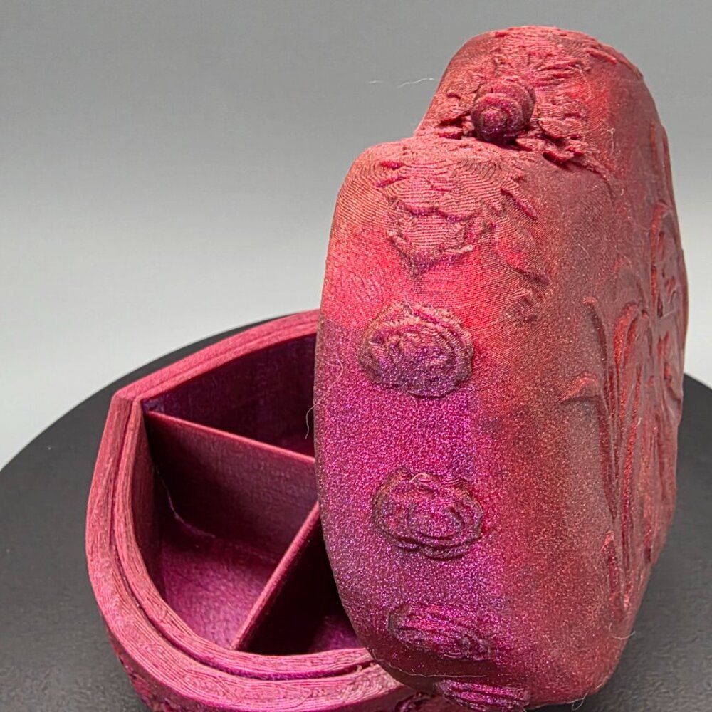 Open Face Heart Shaped Box - Picture 7 of 11